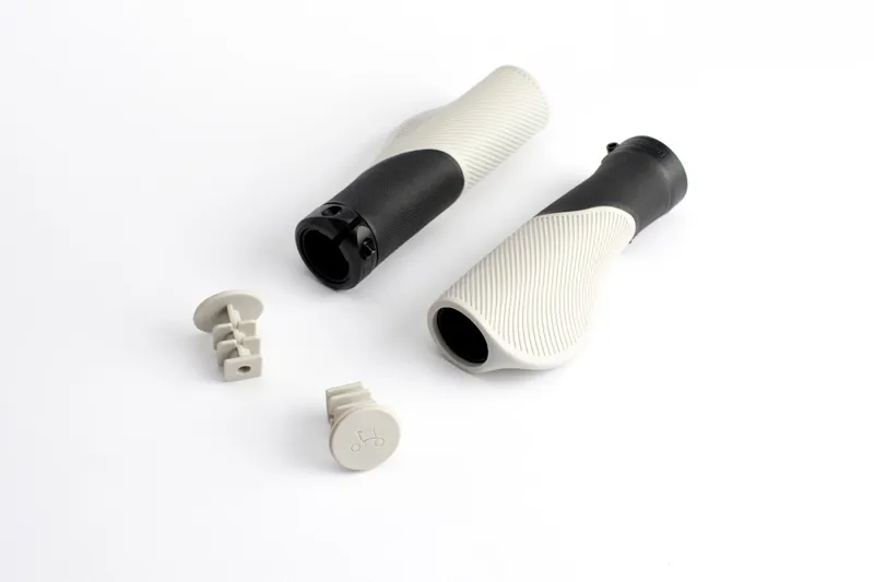 Brompton ColourLab Ergonomic Grips - Silver