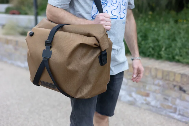 Brompton Waterproof 23 Litre Rolltop Bag - Large - Bronze-7