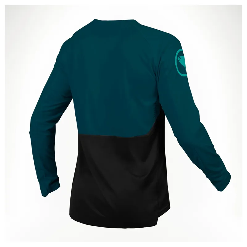 Endura MT500 Burner Men's Long Sleeve Jersey - Barra Blue-1