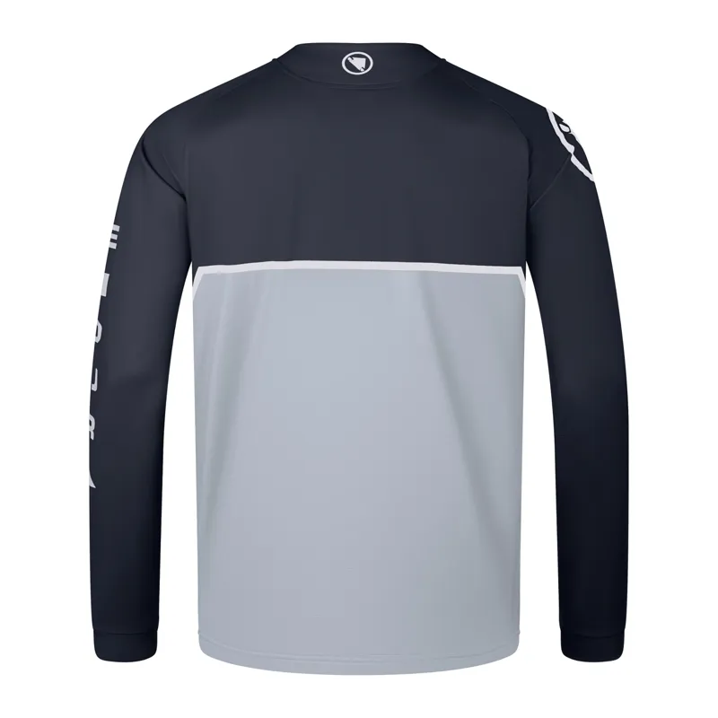Endura SingleTrack Core Printed Long Sleeve Jersey - Black-1