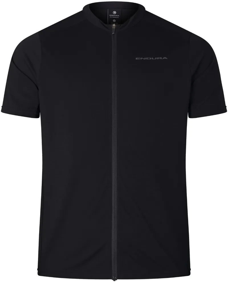 Endura Loop Men's Zipped Short Sleeve Jersey - Black