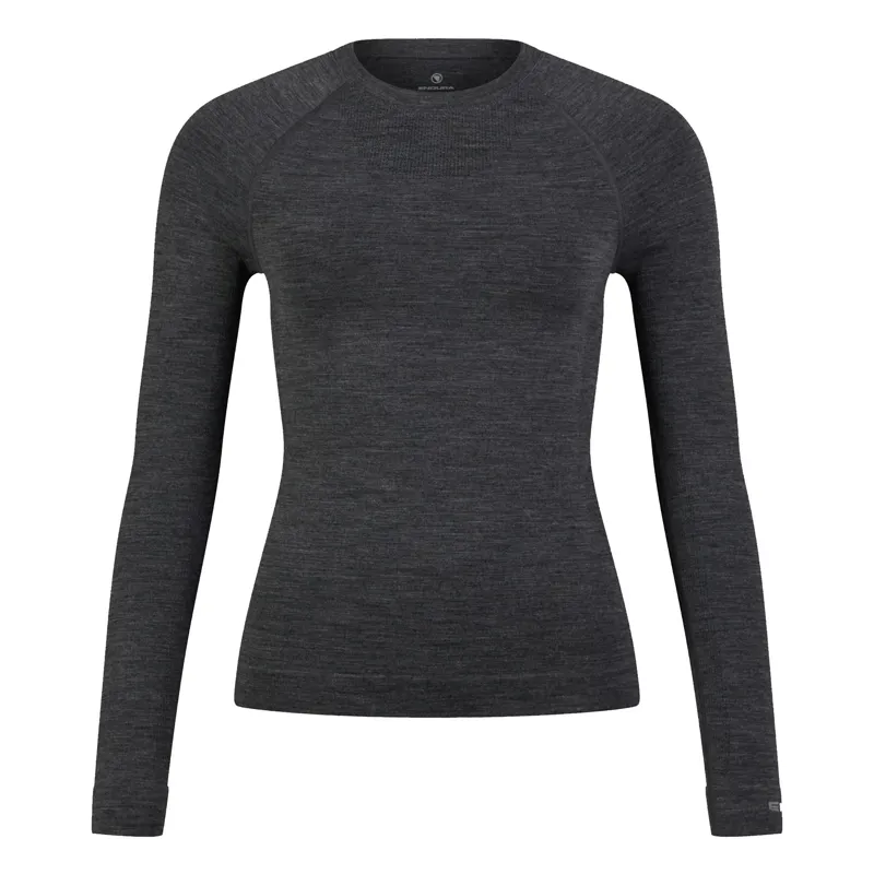 Endura BaaBaa Pro Women's Long Sleeve Base Layer - Grey