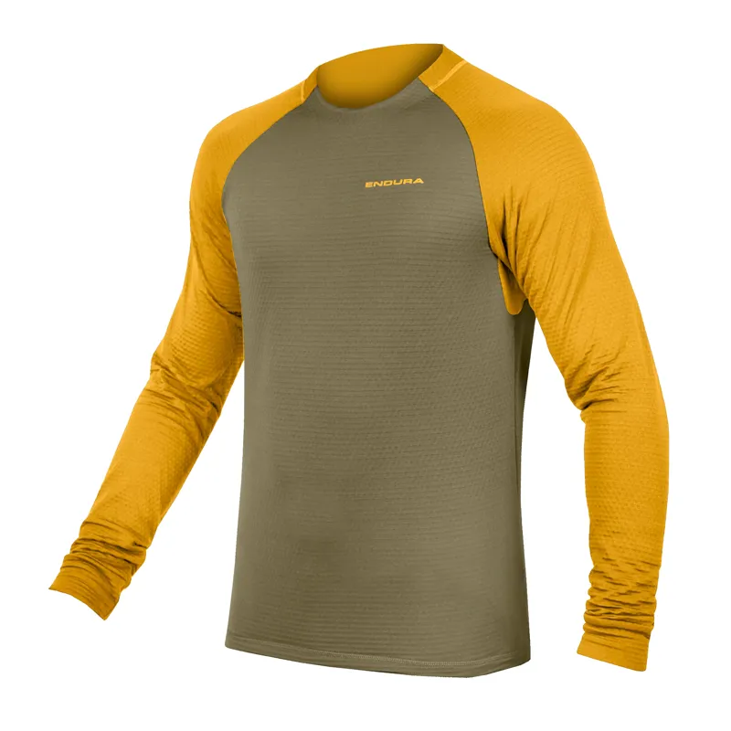 Endura SingleTrack Men's Crew Fleece - Tweed Green