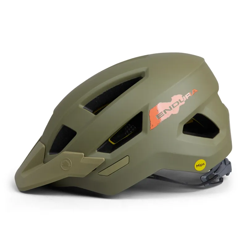 Endura Hummvee Youth Mips MTB Helmet - Tweed Green-1
