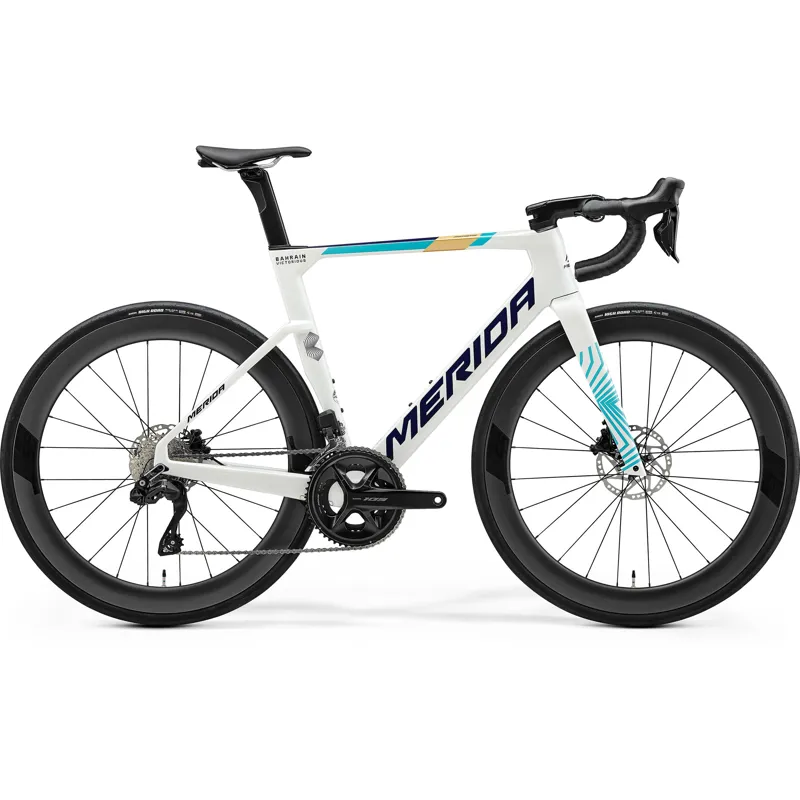 Merida Reacto 6000 2025 Carbon Road Bike - Team Pearl/Blue