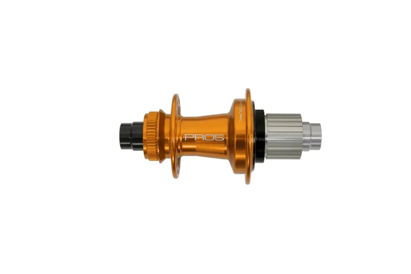 Hope Pro 5 24H 142mm 12mm S/Pull Centre Lock Rear Hub - Orange