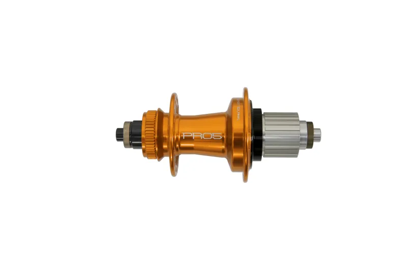 Hope Pro 5 32H 135mm 12mm Centre Lock Rear Hub - Orange