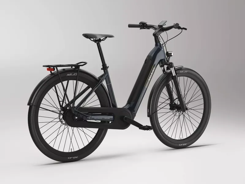 Raleigh Motus Hub Low Step 2026 Electric Hybrid Bike - Night Blue-4