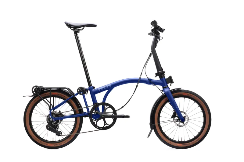 Brompton G Line 8 Speed SuperRoll+ 2027 Folding Bike - Brompton Blue