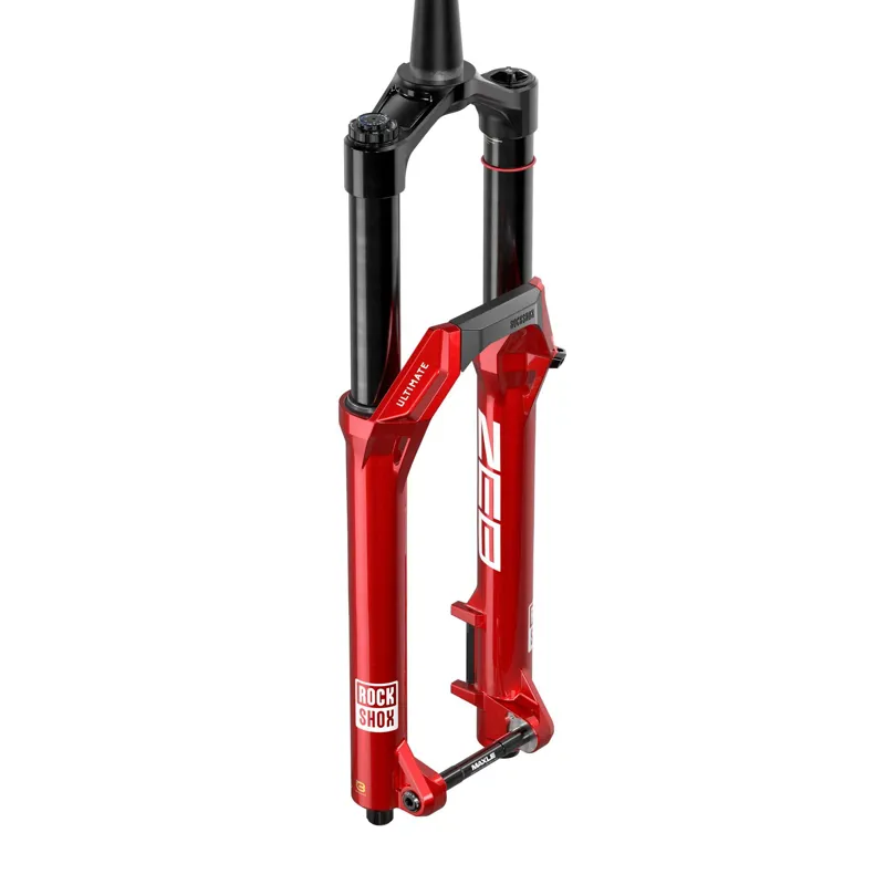 RockShox ZEB Ultimate Charger 3.2 B1 27.5 MTB Fork - Electric Red