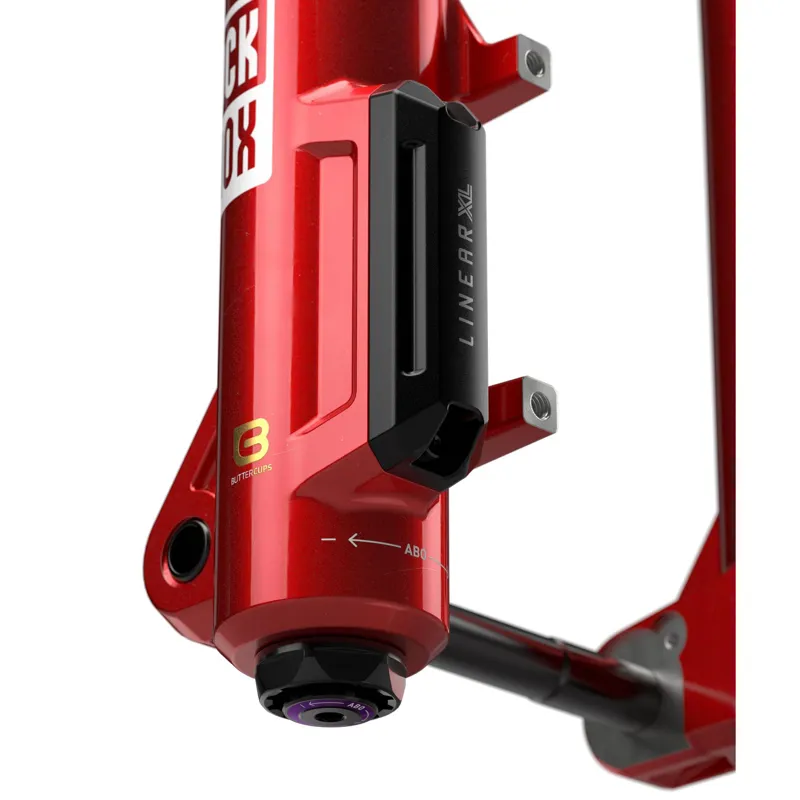 RockShox ZEB Ultimate Charger 3.2 B1 29er MTB Fork - Electric Red-3