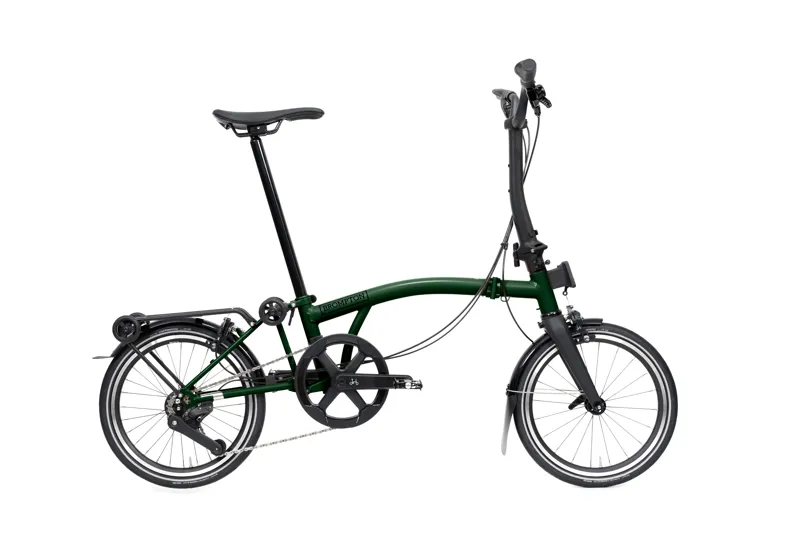 Brompton P Line 12-speed SuperRoll+ Mid Bar 2027 Folding Bike - Racing Green