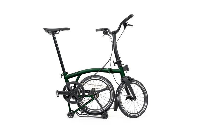 Brompton P Line 12-speed SuperRoll+ Mid Bar 2027 Folding Bike - Racing Green-2