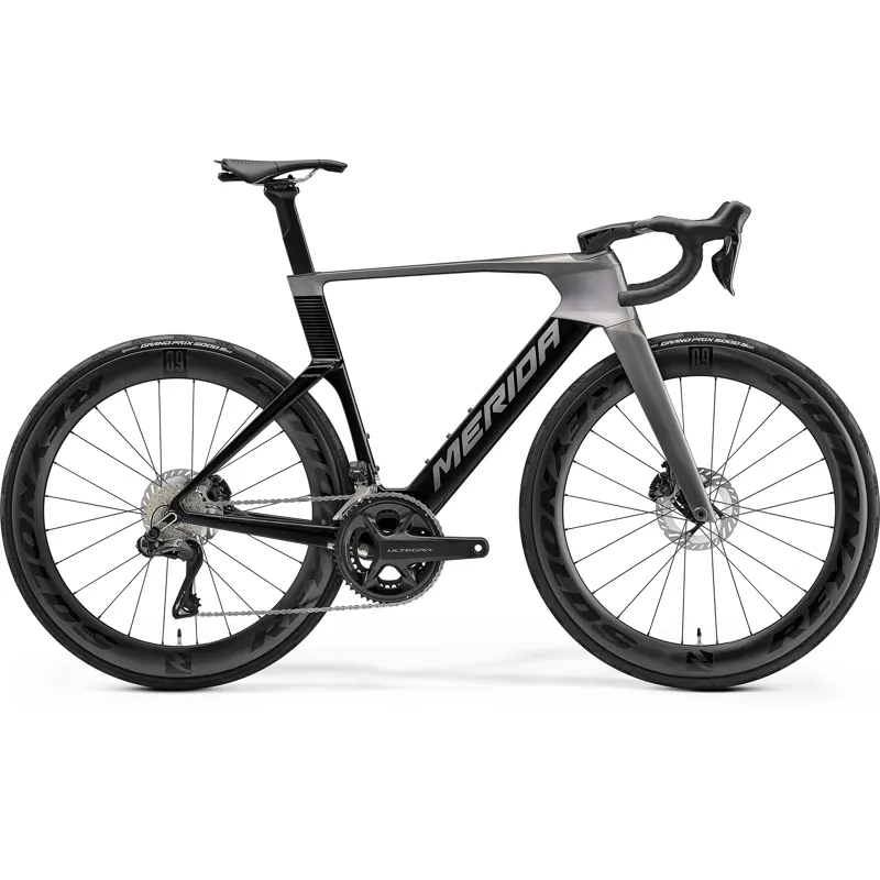 Merida Reacto 8000 2027 Carbon Aero Road Bike - Slate Grey/Black