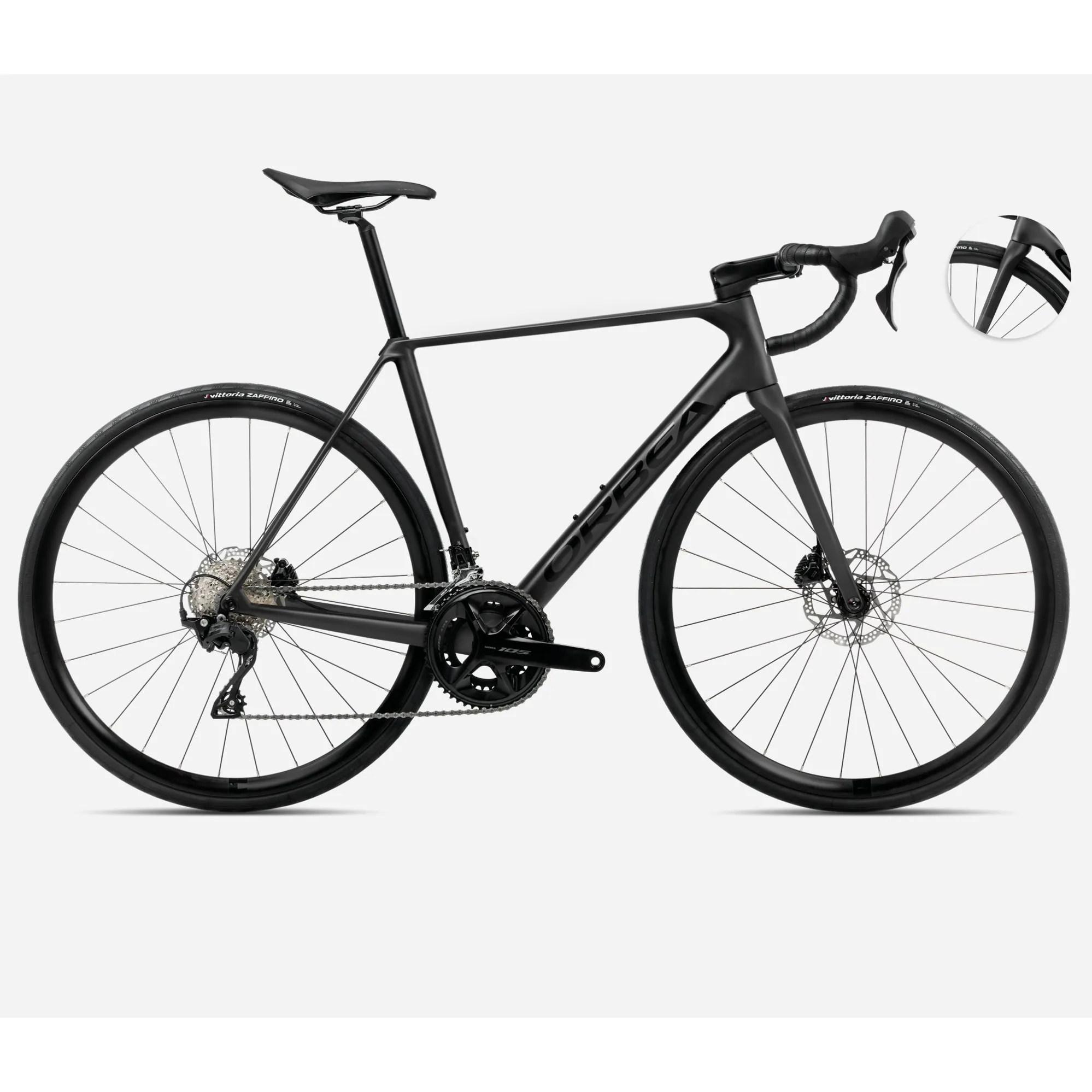 Orbea Orca M30 2025 Carbon Road Bike Vulcano Black