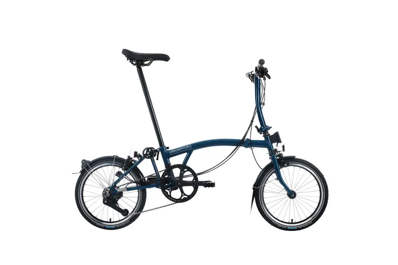 Brompton S12L C Line 12 Speed 2025 Folding Bike - Ocean Blue