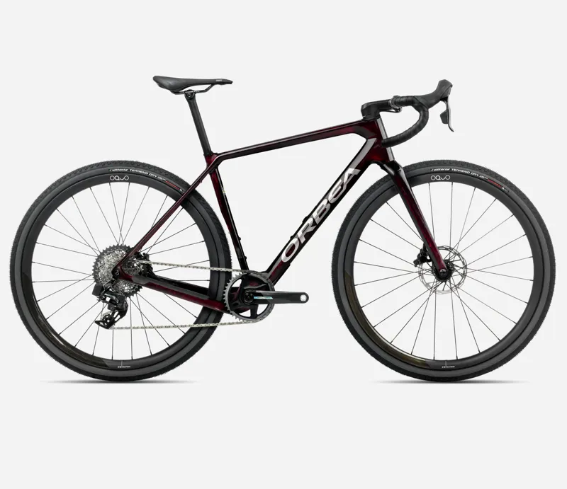 Orbea Terra M21E Team 1X 2025 Gravel Road Bike - Wine Red/Carbon