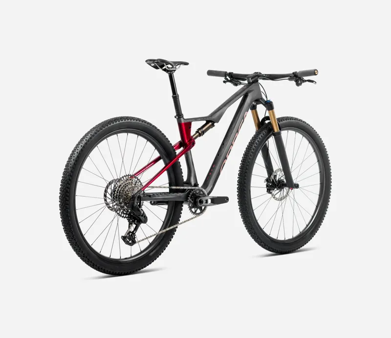 Orbea Oiz M-Team AXS 29er 2025 Full Suspension MTB - Diamond Carbon/Cherry-2