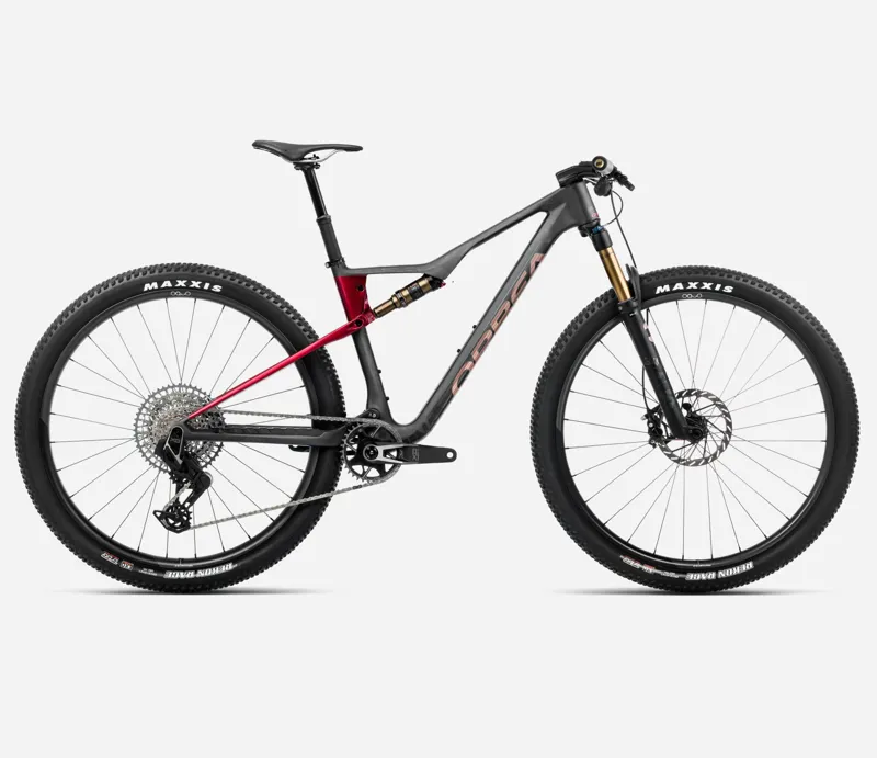 Orbea Oiz M-Team AXS 29er 2025 Full Suspension MTB - Diamond Carbon/Cherry