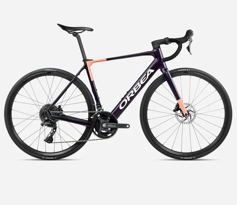 Orbea Gain M40 2025 Electric Road Bike - Fantasy Purple/Orange Cloud