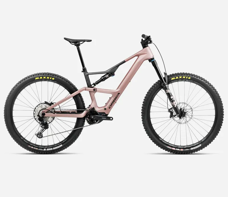 Orbea Rise LT M20 420w 2025 Electric MTB - Desert Rose/Carbon Raw