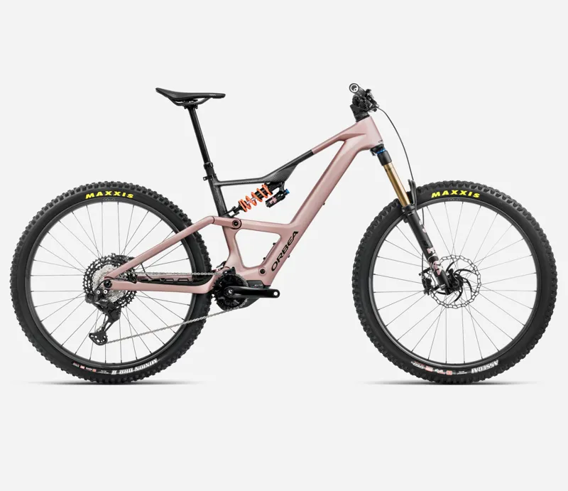 Orbea Rise LT M-Team 420w 2025 Electric MTB - Desert Rose/Carbon
