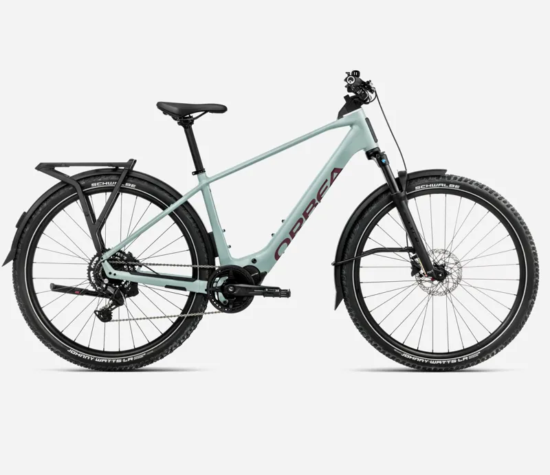 Orbea Kemen Adv 30 2025 Electric Hybrid Bike - Blue Stone/Brugundy