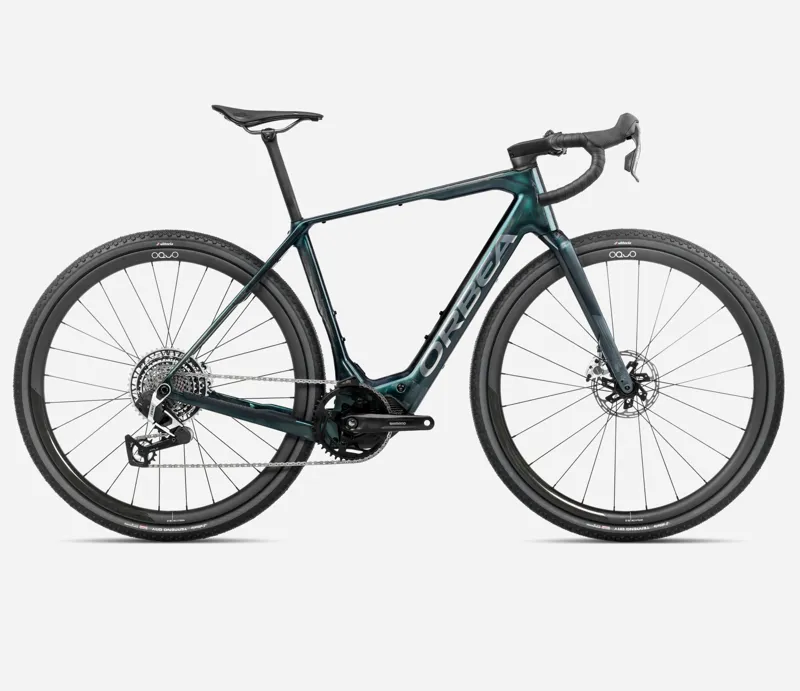 Orbea Denna M11e 2025 Electric Gravel Road Bike - Escape Green/Foggy