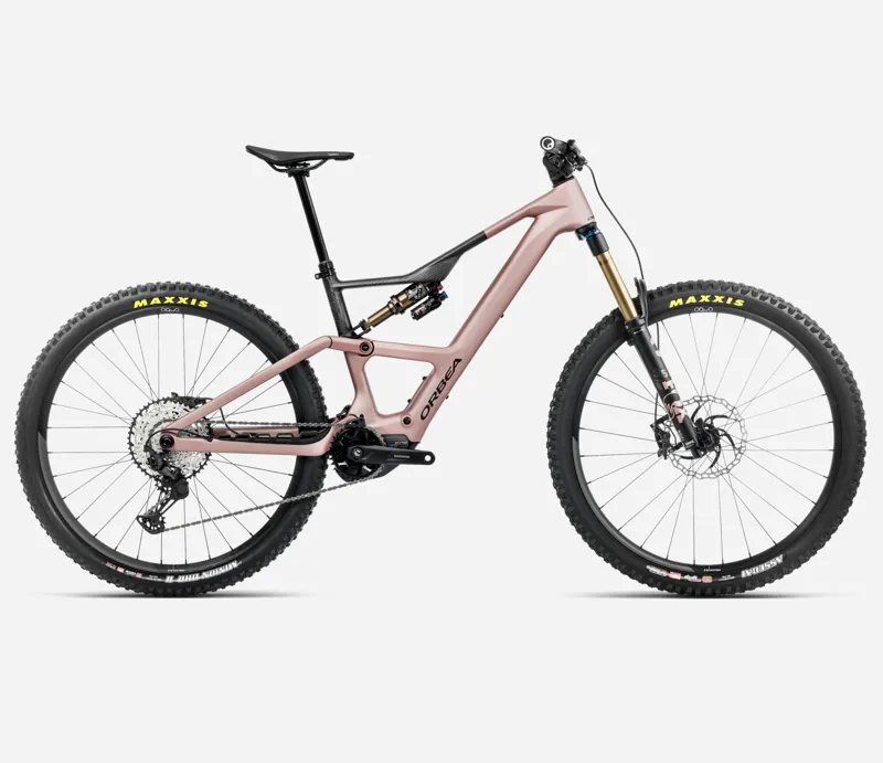Orbea Rise LT M10 630w 2025 Electric MTB - Desert Rose/Carbon Raw