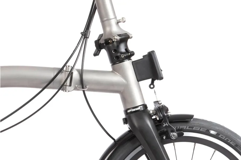 Brompton T Line 4 Speed Low Bar 2026 Folding Bike - Blasted Titanium-3