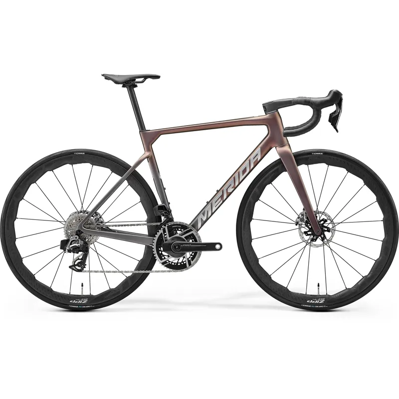 Merida Scultura 10K 2027 Carbon Road Bike - Rainbow Purple/Grey
