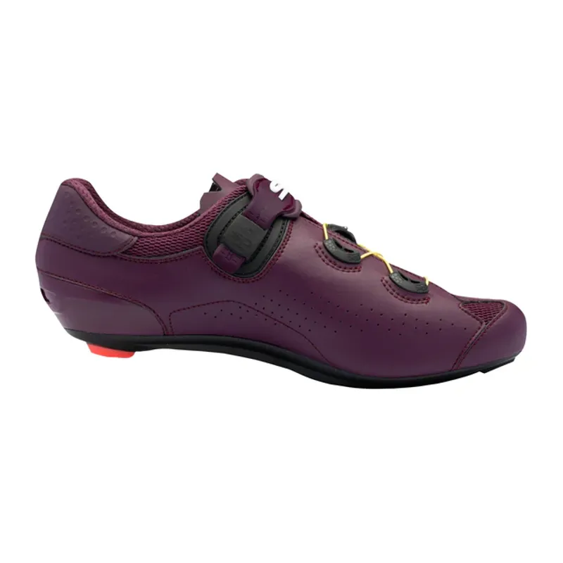 Sidi Genius 10 Road Shoes - Matte Wine-1