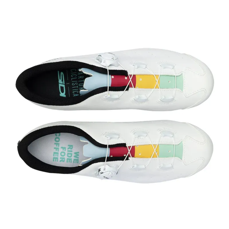 Sidi Laghee Sprinter Road Shoes - Monochrome White-3