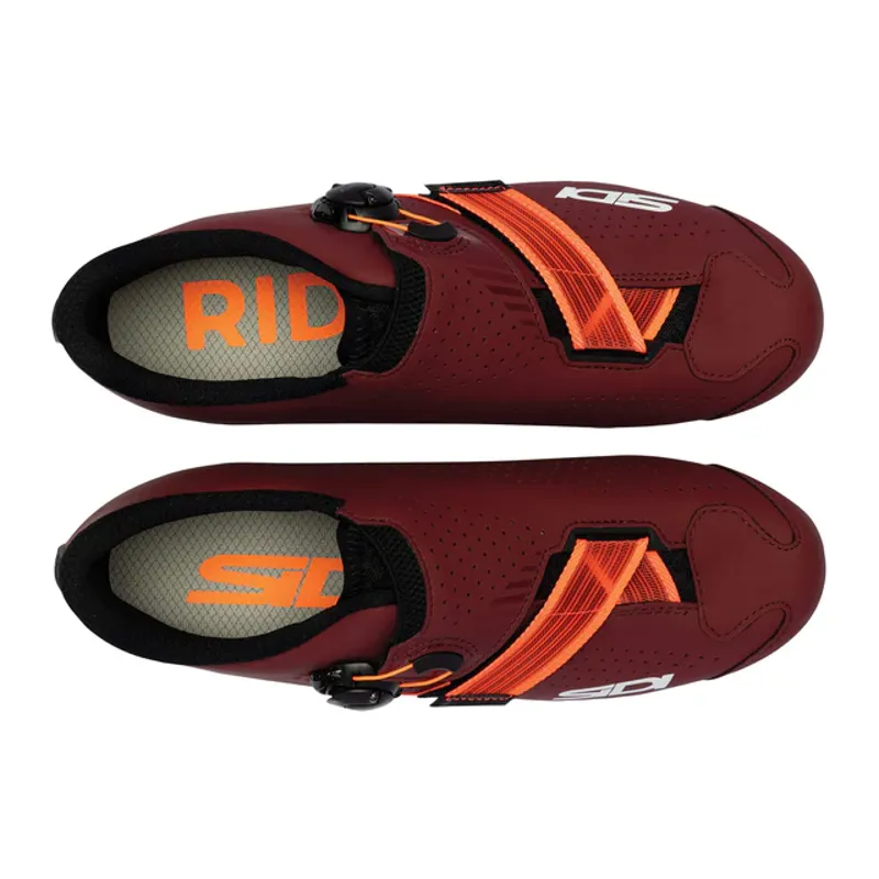 Sidi Prima Women's Road Shoes - Matte Cabernet/Coral-4