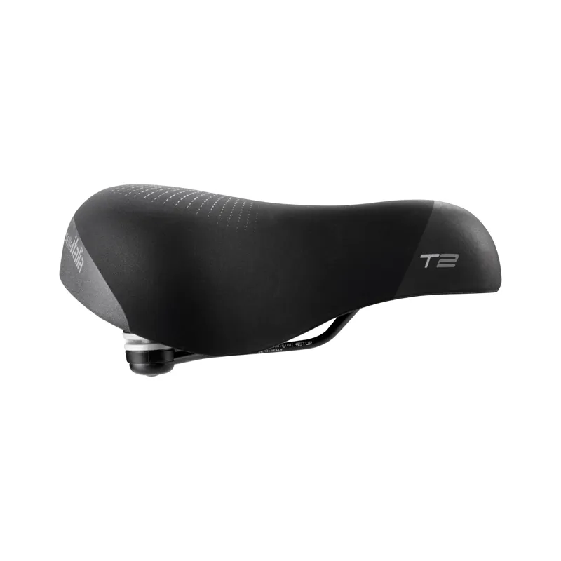 Selle Italia T2 Flow Commuter Saddle - Black-1