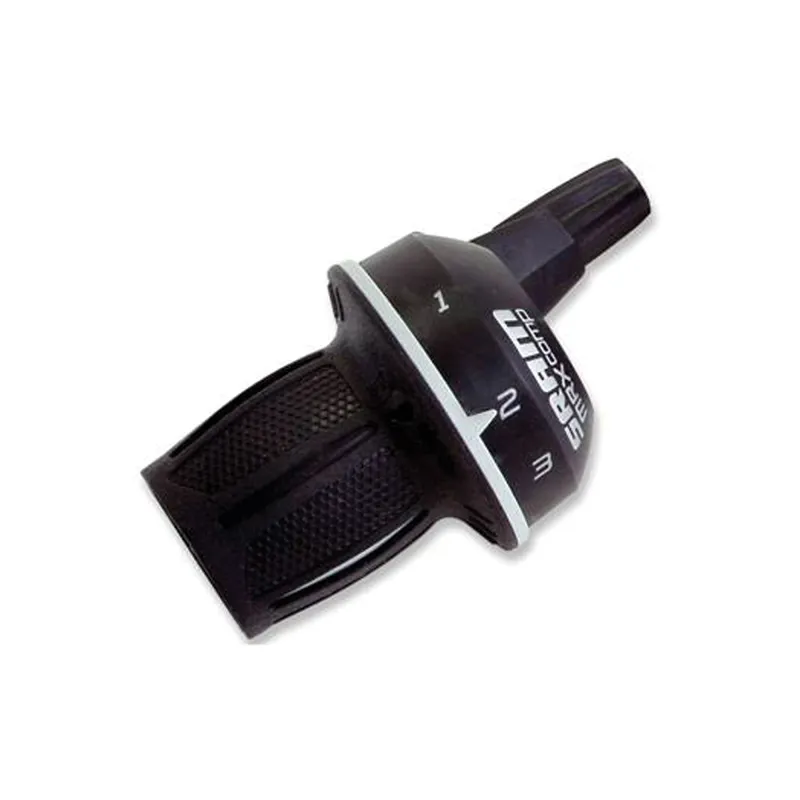 SRAM MRX Twist Shifter - 7 SpeedRear 2:1 fits Shimano - Black - LH 3s