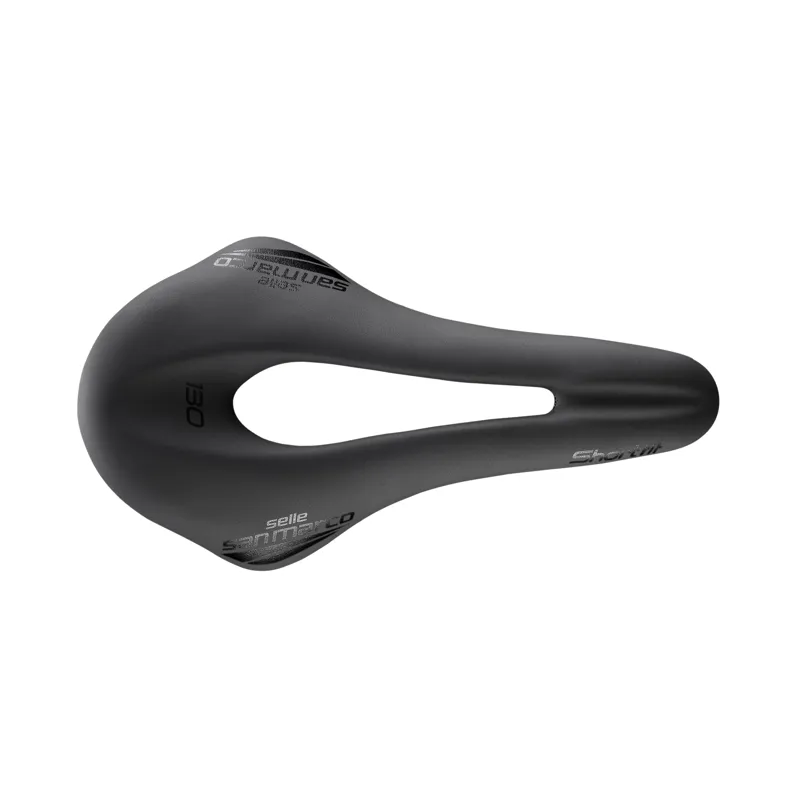 Selle San Marco Shortfit 130 Racing Saddle - S3 - Black