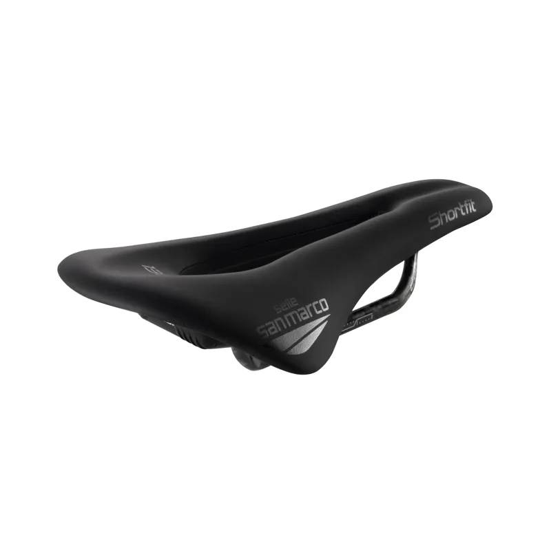Selle San Marco Shortfit 130 Carbon FX Saddle - S3 - Black-2
