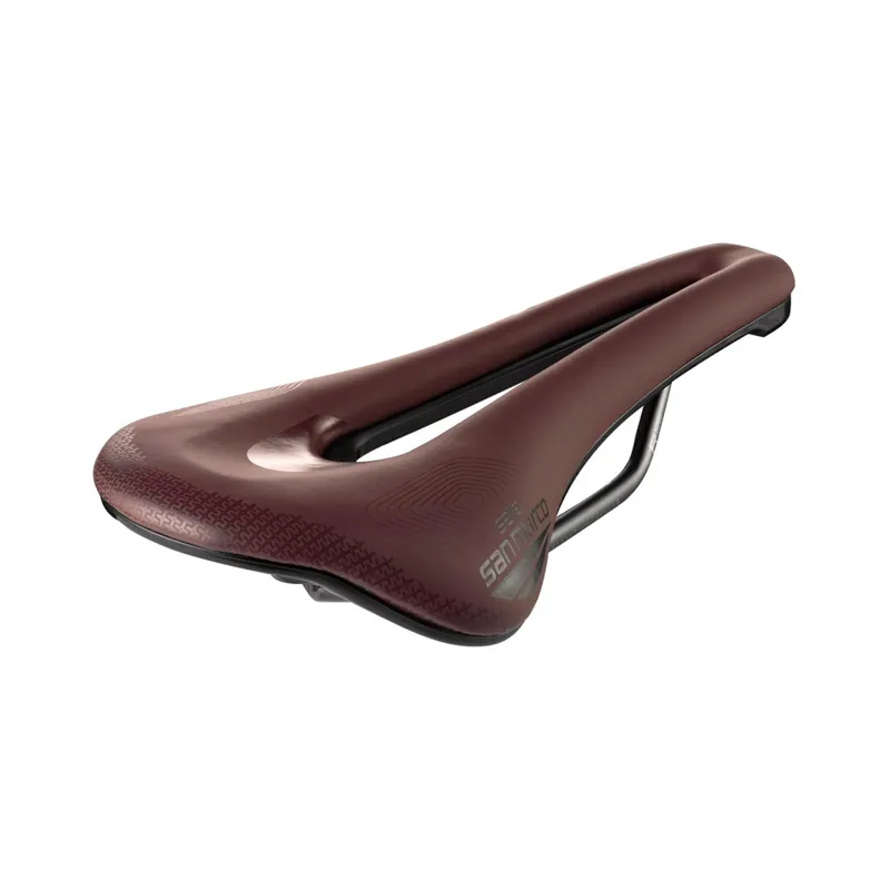 Selle San Marco Shortfit 2.0 Supercomfort Racing Saddle - Brick Red-2