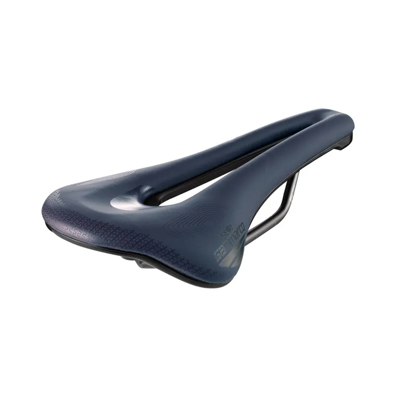 Selle San Marco Shortfit 2.0 Supercomfort Racing Saddle - Ocean Blue-2
