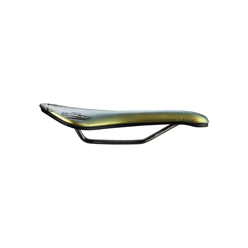 Selle San Marco Aspide Short Racing Saddle - Iridescent Gold-1