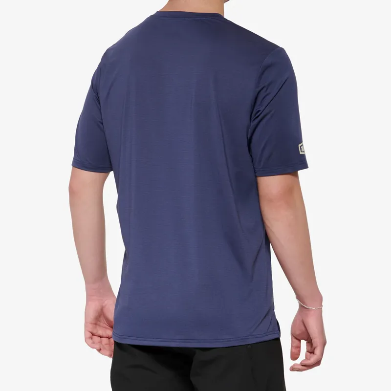 100 Percent Airmatic Men's Short Sleeve Jersey - Indigo-1