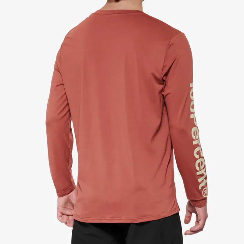 100 Percent Airmatic Men's Long Sleeve Jersey - Cardinal-1