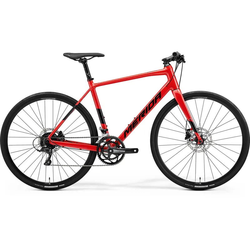 Merida Speeder 200 2024 Hybrid Bike - Red/Black