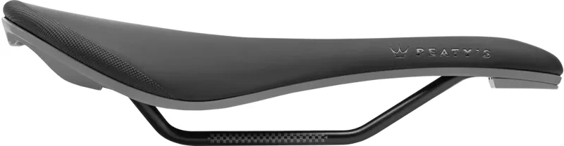 Peaty's Monarch 4130 CrMo Rail/Nylon Base MTB Saddle - Slate Grey-1