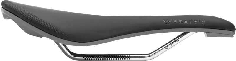 Peaty's Monarch Ti-MX Rail/Nylon Base MTB Saddle - Slate Grey-1