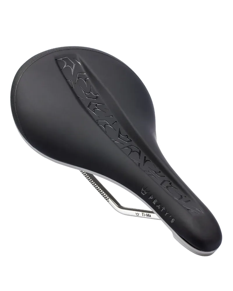 Peaty's Monarch Ti-MX Rail/Nylon Base MTB Saddle - Slate Grey