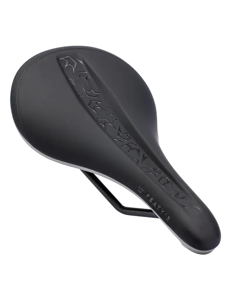 Peaty's Monarch 4130 CrMo Rail/Nylon Base MTB Saddle - Slate Grey