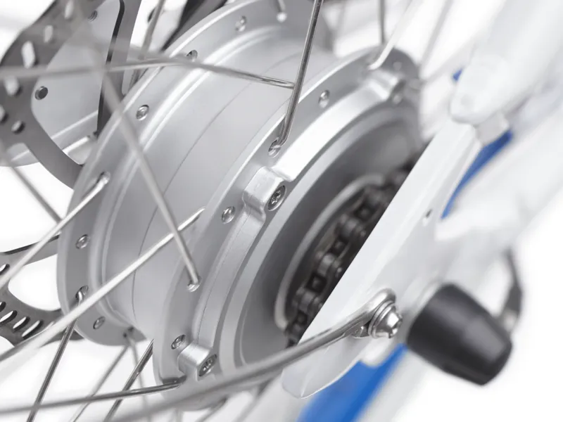 Electra Shibori Cruiser Go! Step Thru 2025 Electric Hybrid Bike - Indigo Fade-4