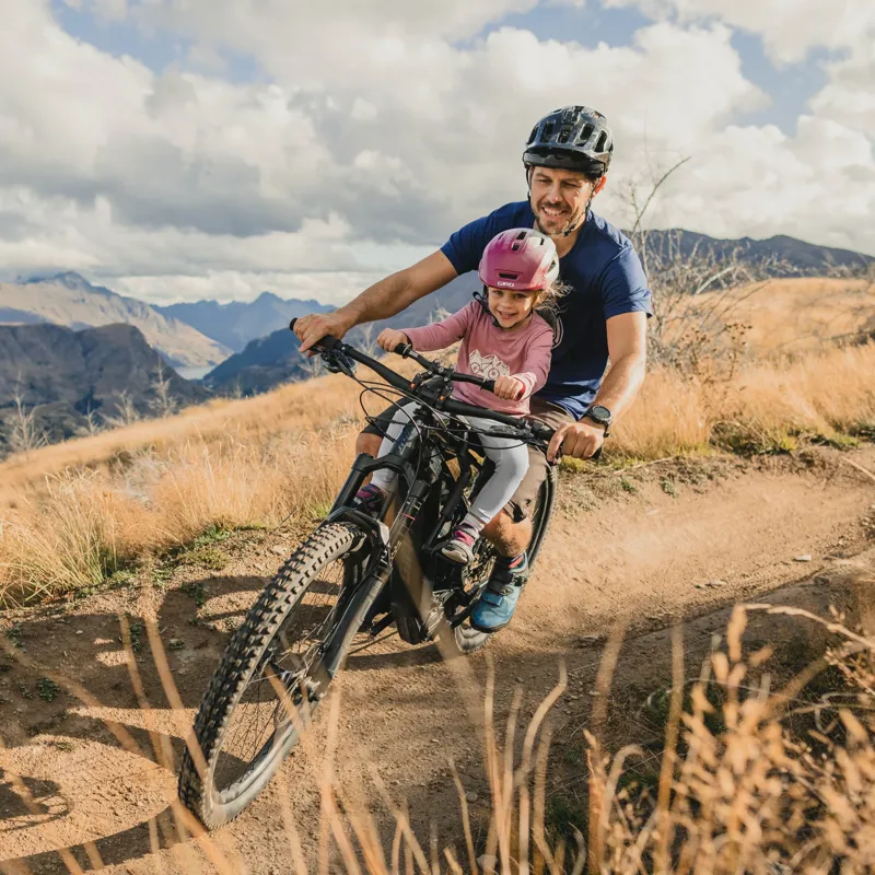 Shotgun Pro Evo Child Bike Seat + Handlebars Combo Black-3